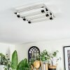 Zamar Plafondlamp LED Chroom, 3-lichts