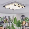 Zamar Plafondlamp LED Chroom, 3-lichts