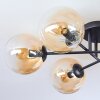 Gastor Plafondlamp, Kogellampje Amber, Duidelijk, 6-lichts