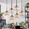 Koyoto Hanglamp, Kogellampje, Hanglamp Amber, Duidelijk, 6-lichts