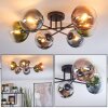 Gastor Plafondlamp, Kogellampje 62 cm Blauw, Chroom, Groen, Duidelijk, Koperkleurig, Rookkleurig, 6-lichts