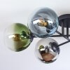 Gastor Plafondlamp, Kogellampje 62 cm Blauw, Chroom, Groen, Duidelijk, Koperkleurig, Rookkleurig, 6-lichts