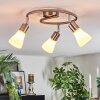 Mirlo Plafondlamp, Plafondspot Chroom, Nikkel mat, 3-lichts