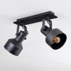 Tylar Plafondlamp, Plafondspot Zwart, 2-lichts