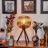 Trion Tafellamp Zwart, 1-licht