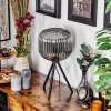Trion Tafellamp Zwart, 1-licht
