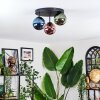 Chehalis Plafondlamp, Kogellampje 30 cm Blauw, Groen, Koperkleurig, 3-lichts Chehalis Plafondlamp, Kogellampje 30 cm Blauw, Groen, Koperkleurig, 3-lichts