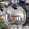 Koyoto Hanglamp, Kogellampje, Hanglamp Duidelijk, Rookkleurig, 6-lichts