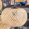 Bauro Hanglamp, Kogellampje, Hanglamp Natuurlijke kleuren, 6-lichts