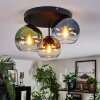 Koyoto Plafondlamp, Kogellampje 30 cm Blauw, Goud, Groen, Duidelijk, 3-lichts