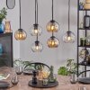 Koyoto Hanglamp, Kogellampje, Hanglamp Amber, Duidelijk, 6-lichts