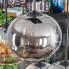 Apedo Hanglamp, Kogellampje, Hanglamp Amber, Rookkleurig, 6-lichts