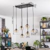 Ripoll Hanglamp, Kogellampje, Hanglamp Amber, Duidelijk, 6-lichts