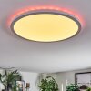 Zuren Plafondlamp, Paneel LED Wit, 1-licht, Kleurwisselaar