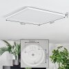 Zuren Plafondlamp, Paneel LED Wit, 1-licht, Kleurwisselaar