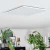Zuren Plafondlamp, Paneel LED Wit, 1-licht, Kleurwisselaar