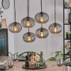 Oravi Hanglamp, Hanglamp Zwart, 6-lichts