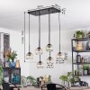 Ripoll Hanglamp, Kogellampje, Hanglamp Amber, Duidelijk, 6-lichts