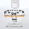 Bassagoda Hanglamp, Hanglamp Natuurlijke kleuren, Zwart, 4-lichts