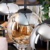 Koyoto Hanglamp, Kogellampje, Hanglamp Natuurlijke kleuren, Zwart, 3-lichts