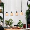 Cavaca Hanglamp, Hanglamp Natuurlijke kleuren, Zwart, 4-lichts Cavaca Hanglamp, Hanglamp Natuurlijke kleuren, Zwart, 4-lichts