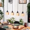 Bongal Hanglamp, Hanglamp Natuurlijke kleuren, Zwart, 4-lichts Bongal Hanglamp, Hanglamp Natuurlijke kleuren, Zwart, 4-lichts
