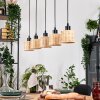 Cavaca Hanglamp, Hanglamp Natuurlijke kleuren, Zwart, 5-lichts Cavaca Hanglamp, Hanglamp Natuurlijke kleuren, Zwart, 5-lichts