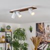 Dalan Plafondlamp, Plafondspot LED Natuurlijke kleuren, Wit, 3-lichts