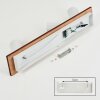 Dalan Plafondlamp, Plafondspot LED Natuurlijke kleuren, Wit, 3-lichts