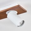 Dalan Plafondlamp, Plafondspot LED Natuurlijke kleuren, Wit, 3-lichts