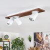 Dalan Plafondlamp, Plafondspot LED Natuurlijke kleuren, Wit, 3-lichts