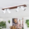 Dalan Plafondlamp, Plafondspot LED Natuurlijke kleuren, Wit, 4-lichts