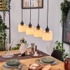Bassagoda Hanglamp, Hanglamp Natuurlijke kleuren, Zwart, 4-lichts