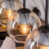 Koyoto Hanglamp, Kogellampje, Hanglamp Natuurlijke kleuren, Zwart, 4-lichts