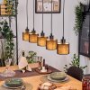Bassagoda Hanglamp, Hanglamp Natuurlijke kleuren, Zwart, 5-lichts