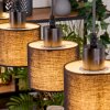 Bassagoda Hanglamp, Hanglamp Natuurlijke kleuren, Zwart, 5-lichts