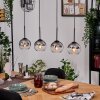 Koyoto Hanglamp, Kogellampje, Hanglamp Natuurlijke kleuren, Zwart, 4-lichts