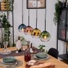 Koyoto Hanglamp, Kogellampje, Hanglamp Natuurlijke kleuren, Zwart, 4-lichts