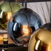 Koyoto Hanglamp, Kogellampje, Hanglamp Natuurlijke kleuren, Zwart, 4-lichts