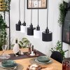 Bassagoda Hanglamp, Hanglamp Natuurlijke kleuren, Zwart, 5-lichts