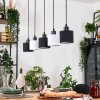 Bassagoda Hanglamp, Hanglamp Natuurlijke kleuren, Zwart, 5-lichts