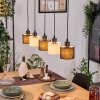 Bassagoda Hanglamp, Hanglamp Natuurlijke kleuren, Zwart, 5-lichts