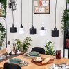 Bassagoda Hanglamp, Hanglamp Natuurlijke kleuren, Zwart, 5-lichts