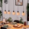 Granja Hanglamp, Hanglamp Natuurlijke kleuren, Zwart, 5-lichts Granja Hanglamp, Hanglamp Natuurlijke kleuren, Zwart, 5-lichts