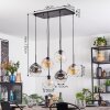 Ripoll Hanglamp, Kogellampje, Hanglamp Amber, Duidelijk, Rookkleurig, 6-lichts Ripoll Hanglamp, Kogellampje, Hanglamp Amber, Duidelijk, Rookkleurig, 6-lichts