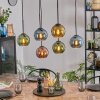 Koyoto Hanglamp, Kogellampje, Hanglamp Blauw, Goud, Groen, Koperkleurig, 6-lichts