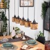Cando Hanglamp, Hanglamp Natuurlijke kleuren, Zwart, 5-lichts