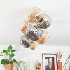 Ripoll Plafondlamp, Kogellampje Goud, Zwart, 8-lichts