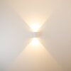 Außenwandleuchte Wandlamp voor buiten, Wandlamp LED Wit, 2-lichts