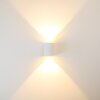 Außenwandleuchte Wandlamp voor buiten, Wandlamp LED Wit, 2-lichts
